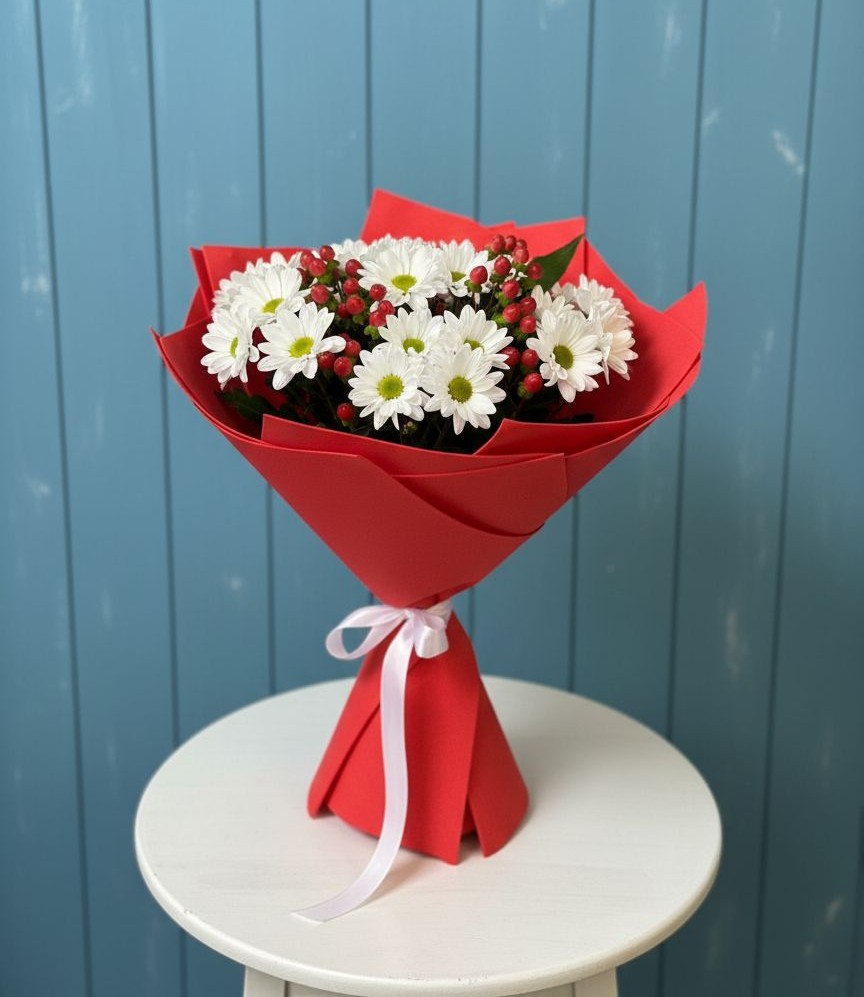 Букет цветов из: Хризантемы в Забайкальске