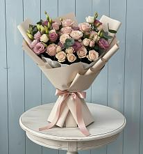 Букет цветов из:  Розы и Лизиантусы #REPLACE_PRED# Забайкальске