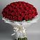 Букет 101 Красная роза Блэк Мэджик в Забайкальске