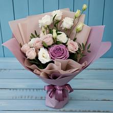 Букет цветов из:  Розы и Лизиантусы #REPLACE_PRED# Забайкальске