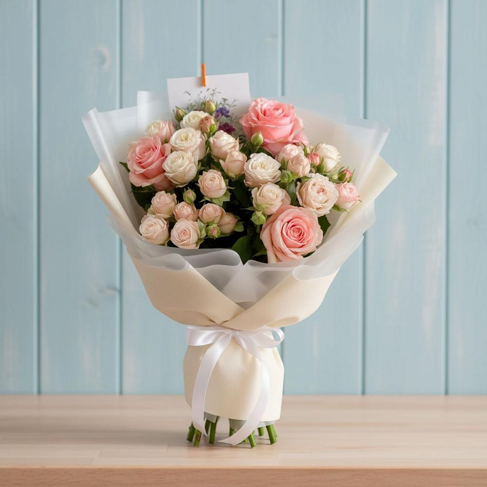 Букет цветов из: Розы в Забайкальске