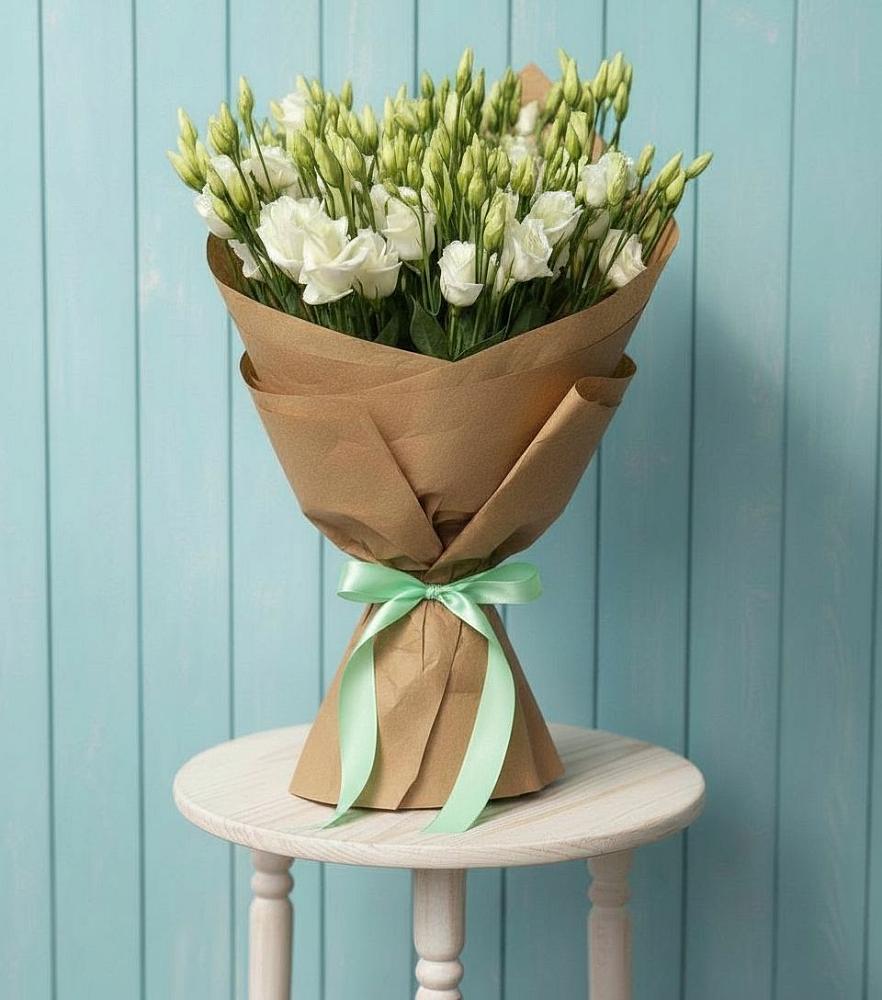 Букет цветов из: Лизиантусы в Забайкальске