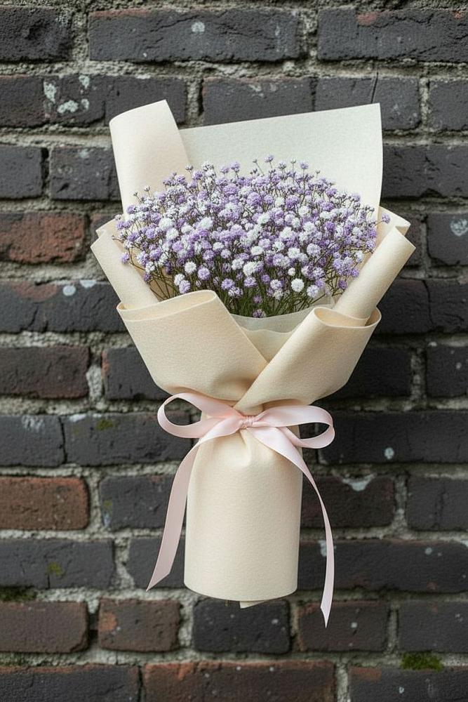 Букет цветов из: Гипсофила в Забайкальске