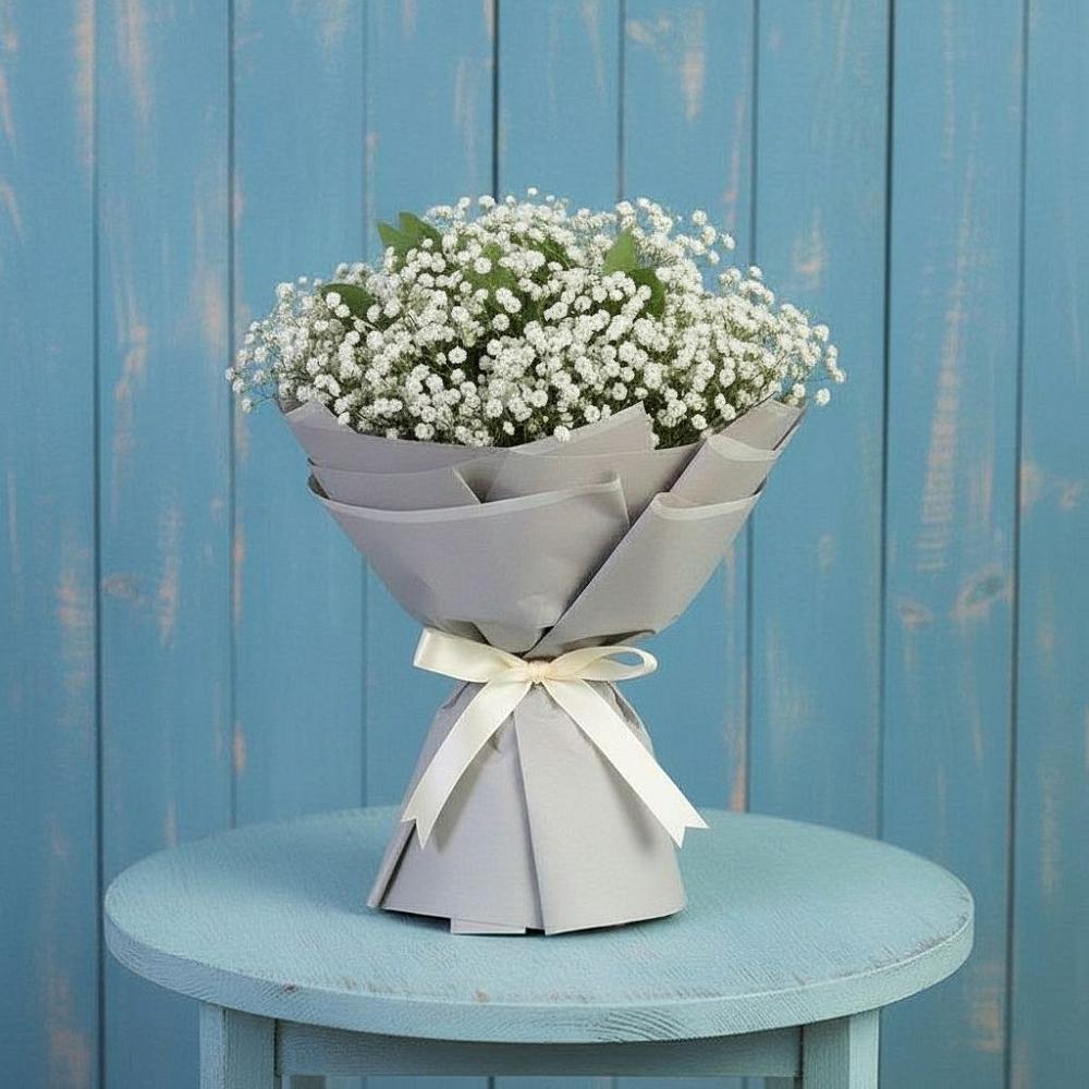 Букет цветов из: Гипсофила в Забайкальске