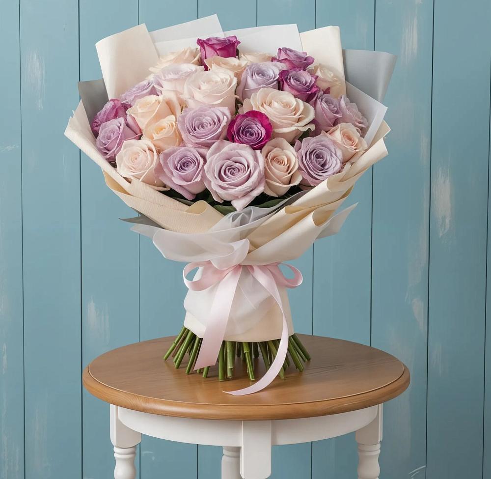 Букет цветов из: Розы в Забайкальске