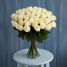 Букет 51 Белая роза Эдлесс Лав #REPLACE_PRED# Забайкальске