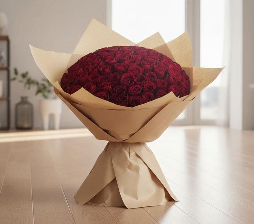 Букет 101 Красная роза в Забайкальске