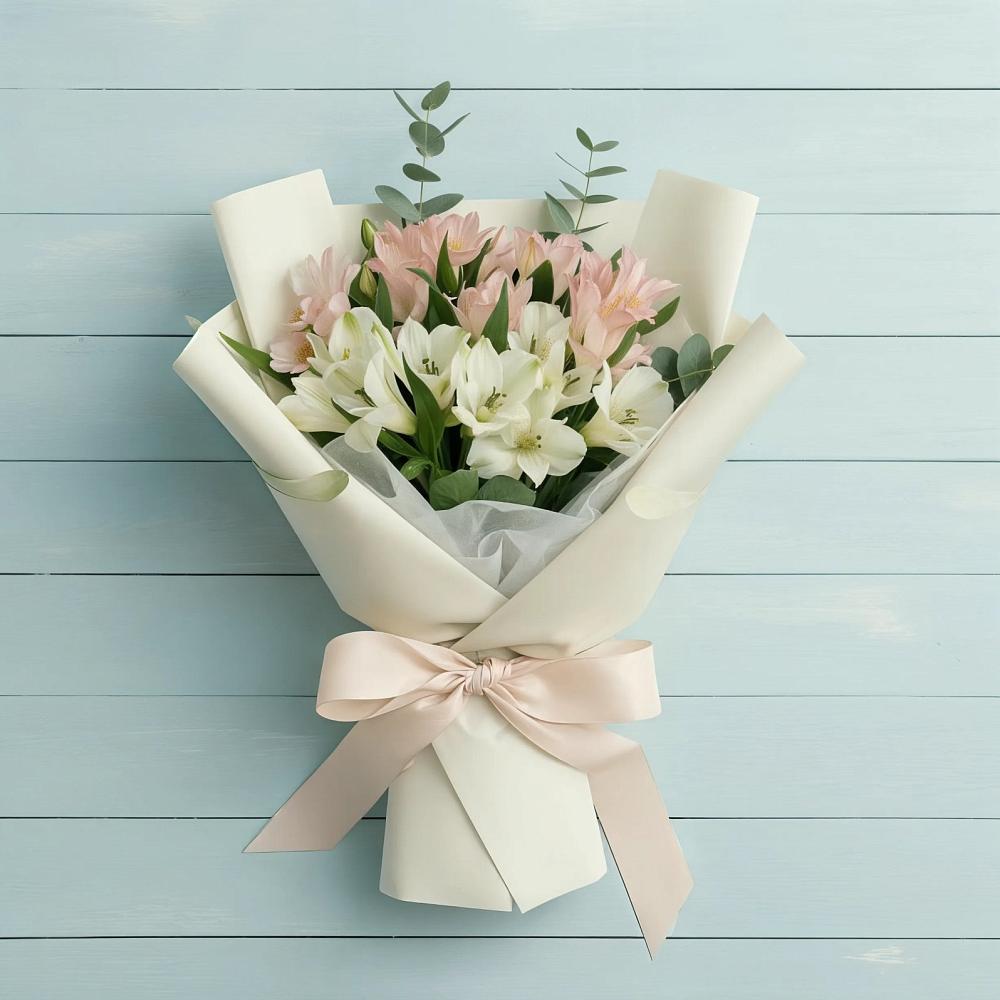 Букет цветов из: Альстромерии в Забайкальске