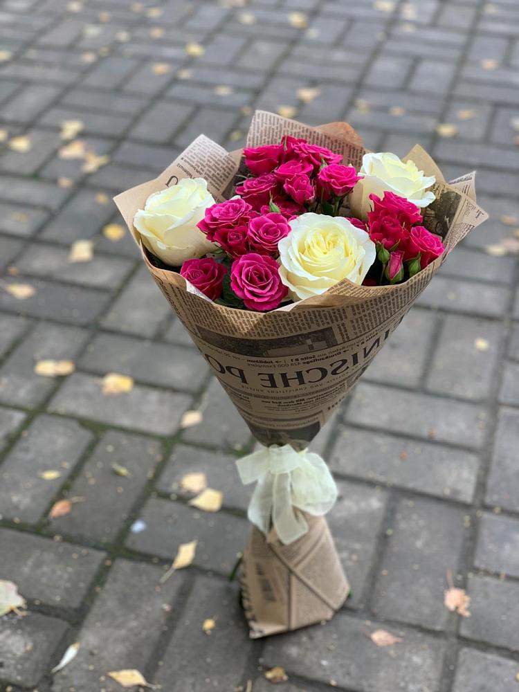 Букет цветов из: Розы в Забайкальске