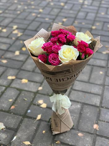 Букет цветов из: Розы в Забайкальске