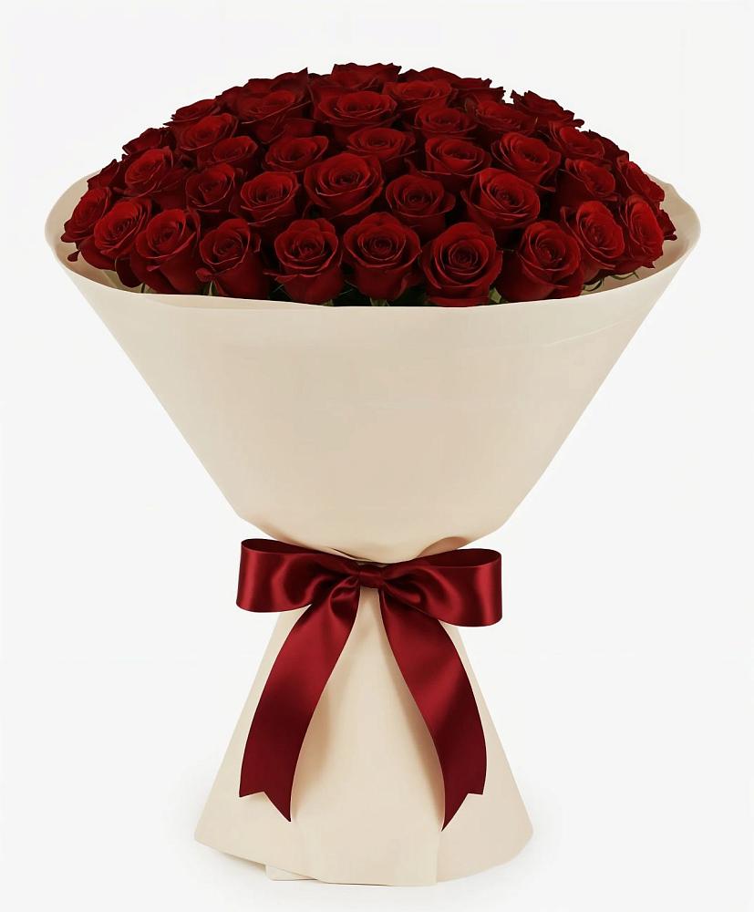 Букет 101 Бордовая роза Блэк Бакарра в Забайкальске