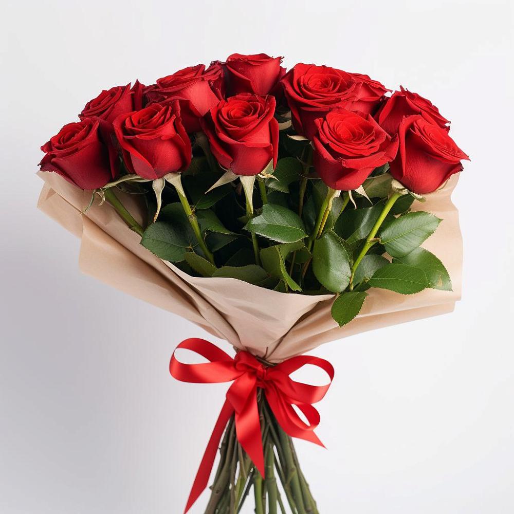 Букет 11 Красных роз Эдлесс Лав в Забайкальске